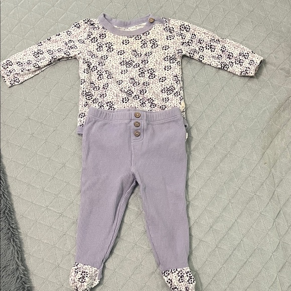 Lavender Floral Kids Matching Set - Picture 1 of 3